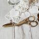 Sugar clamp metal golden bird