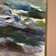 Large Original Swedish Oil on Canvas – “Abstract Composition” by Johny Colebring – 1978 – Signed – Vintage & Framed – 83×73 cm