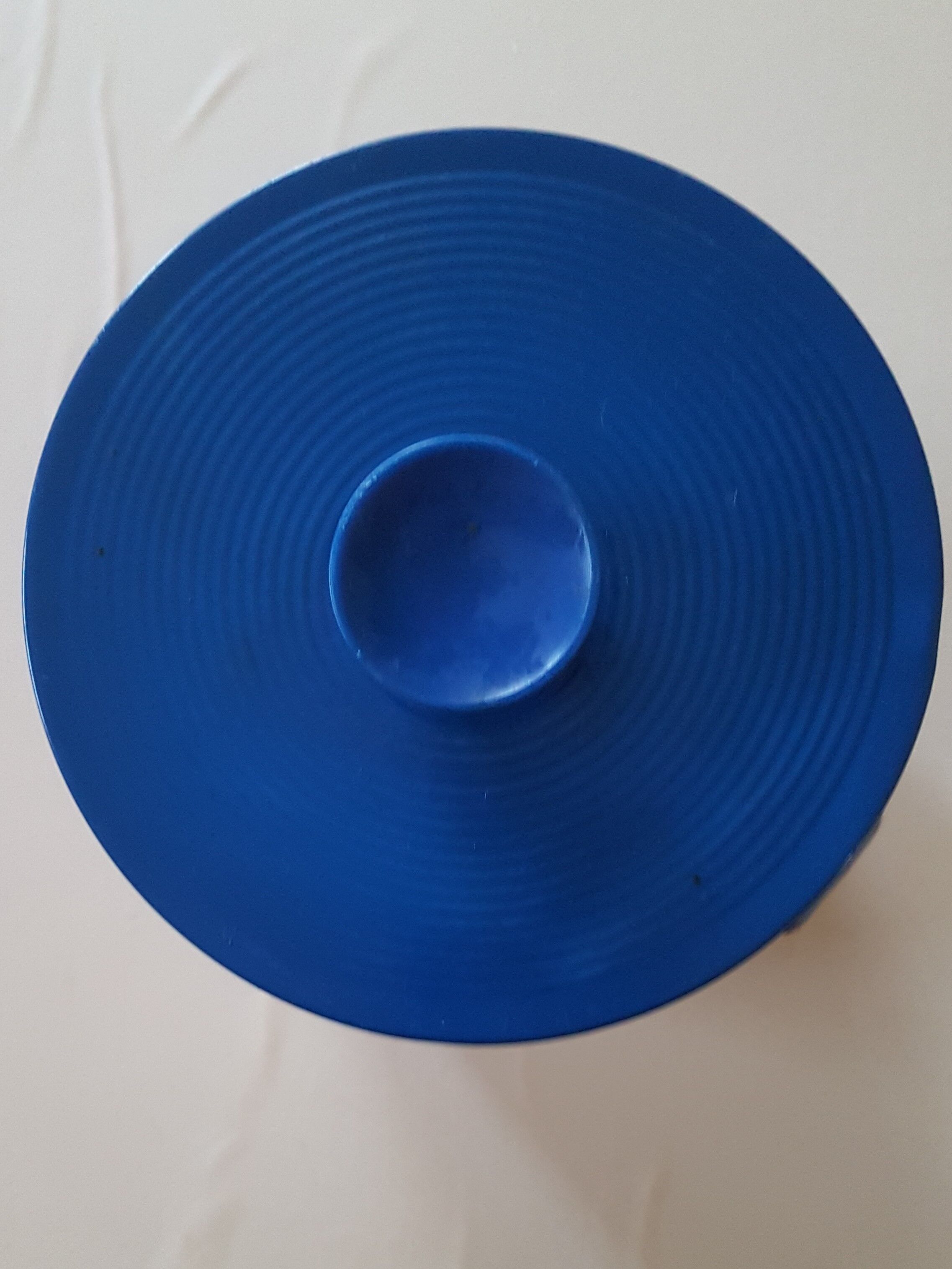 1960 blue metal ice bucket