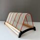 Vintage record stand, vinyl record holder, Plattofix Germany