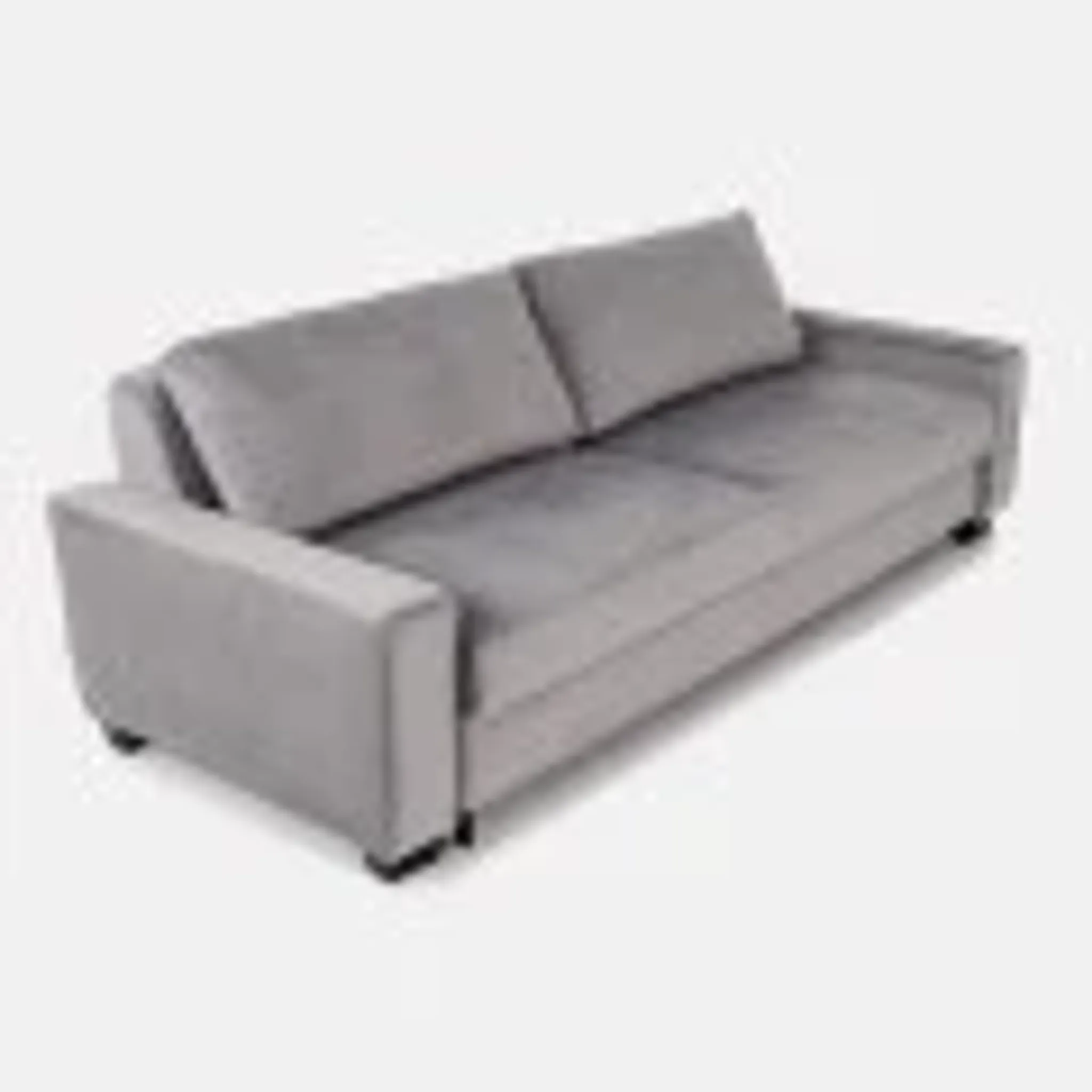 Sofa REJKIAVIK silver velour, Scandinavian design