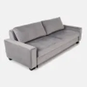 Sofa REJKIAVIK silver velour, Scandinavian design