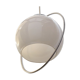 White opaline art deco hanging