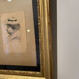 Tableau ancien, portraits , début XX siècle