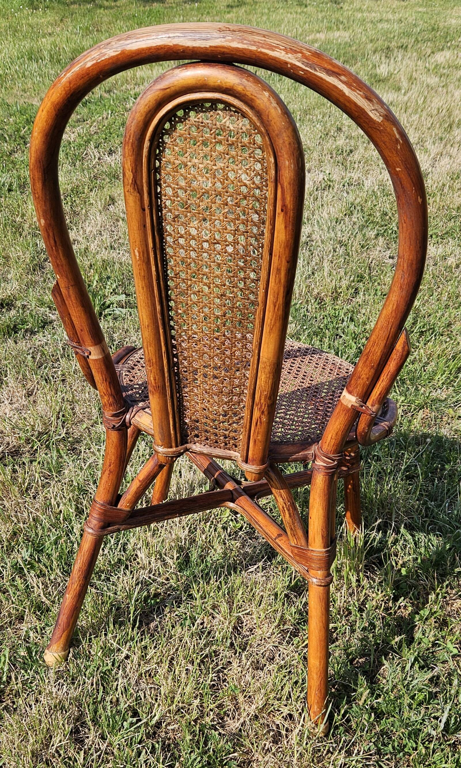 Vintage Rattan and Cane Dining Room