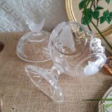 Bonbonnière / sugar Cristal d'Arques - Passerines - vintage