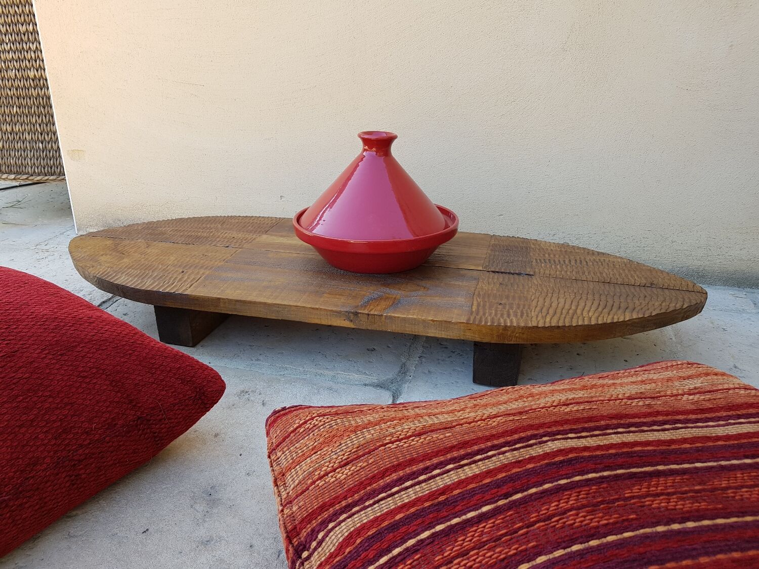 Table basse tribale