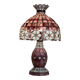 Tiffany-style lamp in mother-of-pearl.