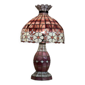 Tiffany-style lamp in mother-of-pearl.
