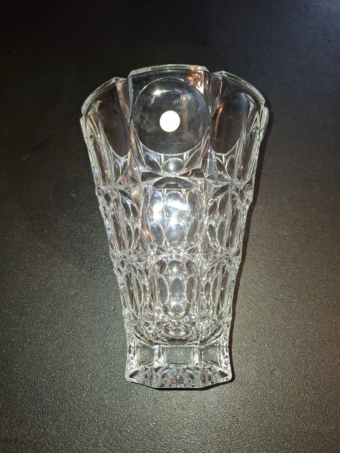 Vintage crystal vase