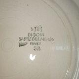 Set of 7 plates digoin Sarreguemines