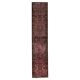 Vintage Oriental Herati Wool Runner Rug, Handwoven Long Hallway Carpet, 87 x 420