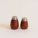 Teak salt and pepper shakers, Karl Holmberg, Gothenburg, Sweden, 1960s