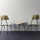 Set of 2 bedroom chairs and sidetabe by Rob Parry for Dico, The Netherlands 1950's