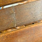 Set of 5 wooden chairs, handcrafted work