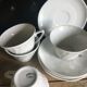 4 cups Deshoulières porcelain