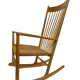 J16 rocking chair by Hans J. Wegner