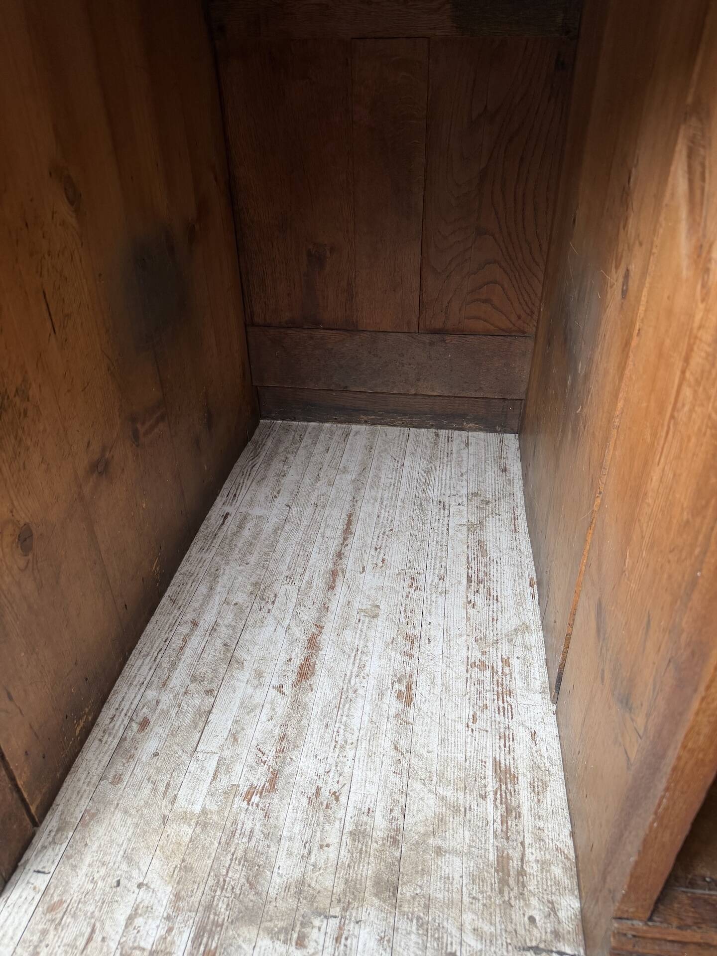Counter or desk in oak from the 1950s.