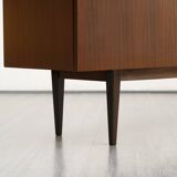 Vintage enfilade, dark walnut, restored, 220cm