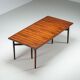 Arne Vodder large dining table in rosewood model 201 Sibast Denmark 1960