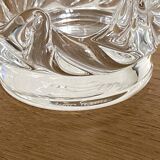 Daum France crystal vase, Sorcy model, signed
