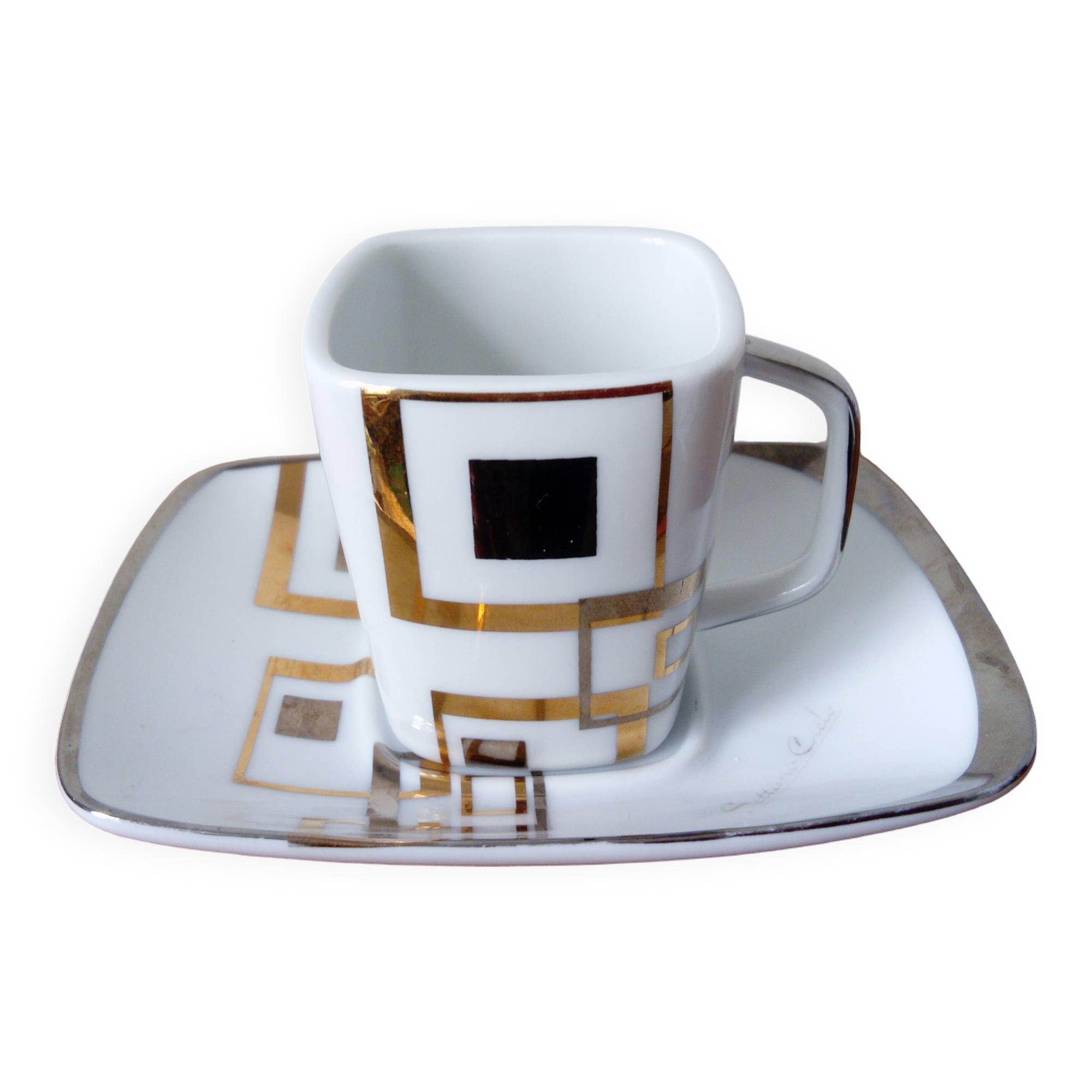 Vintage art deco cup and saucer