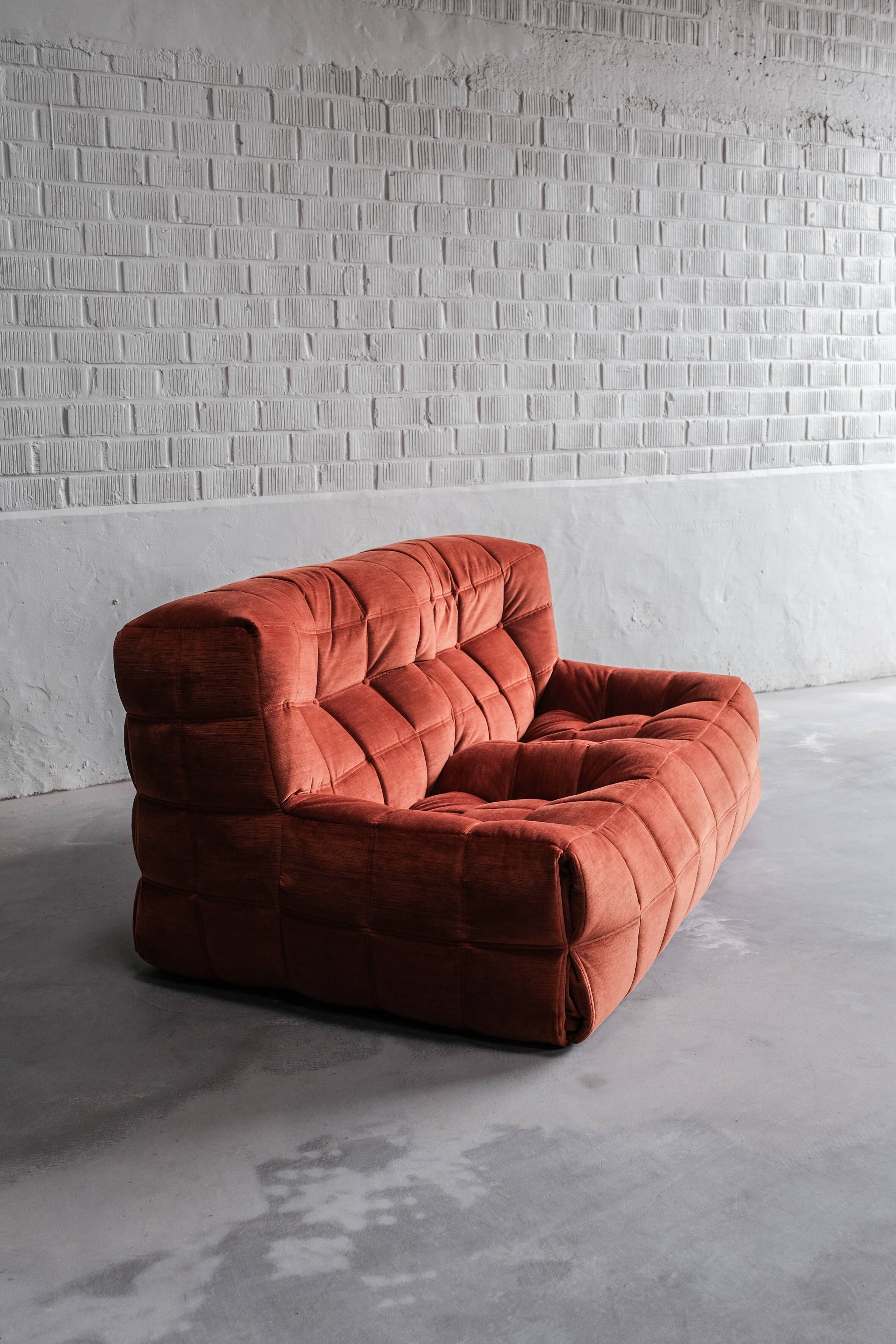 Kashima 2-seater, by Michel Ducaroy for Ligne Roset, 1980s