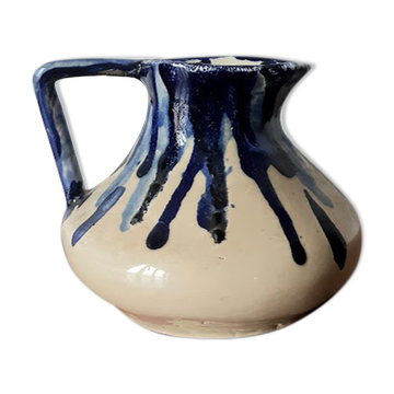 Art deco stoneware pitcher