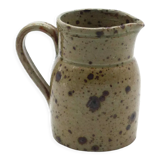 Milk jug in pyrite stoneware