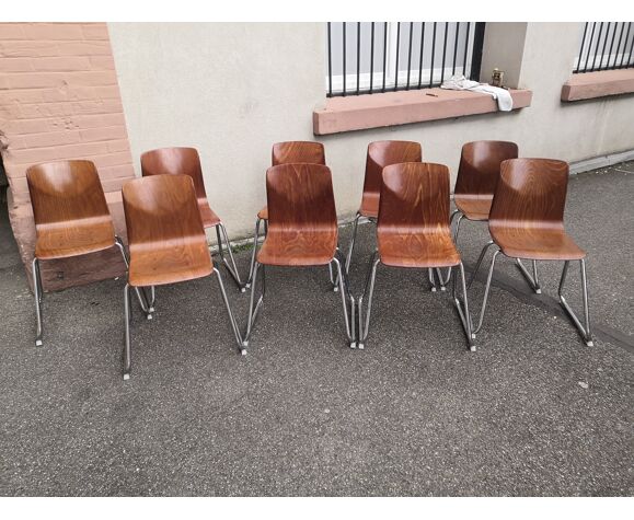 9 Pagholz Thur Op Seat Chairs Selency 9 Pagholz Thur Op Seat Chairs Selency