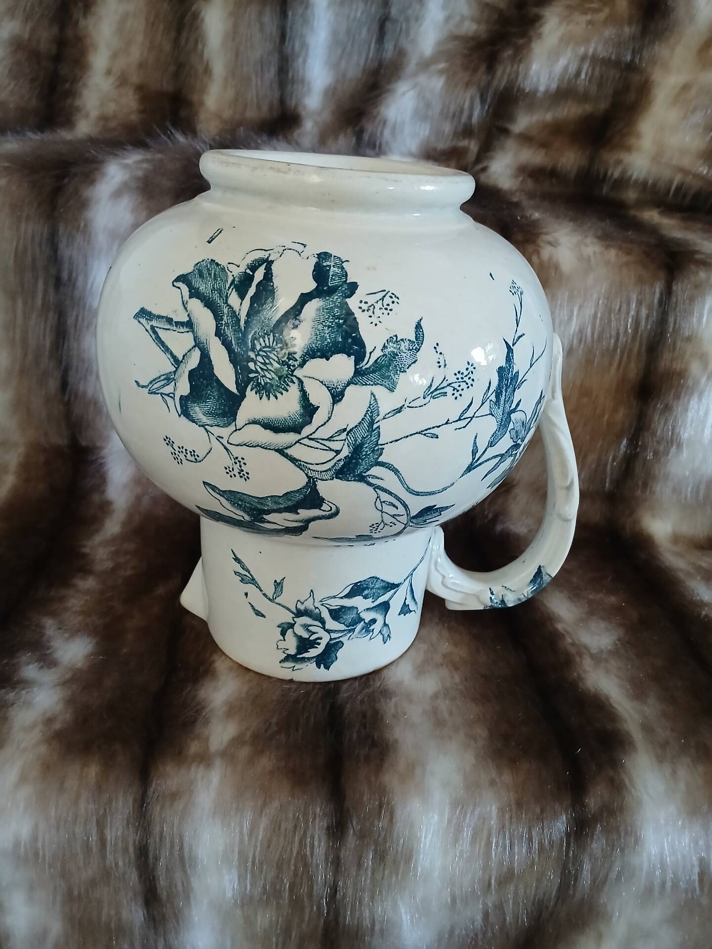 Antique pitcher in ironstone