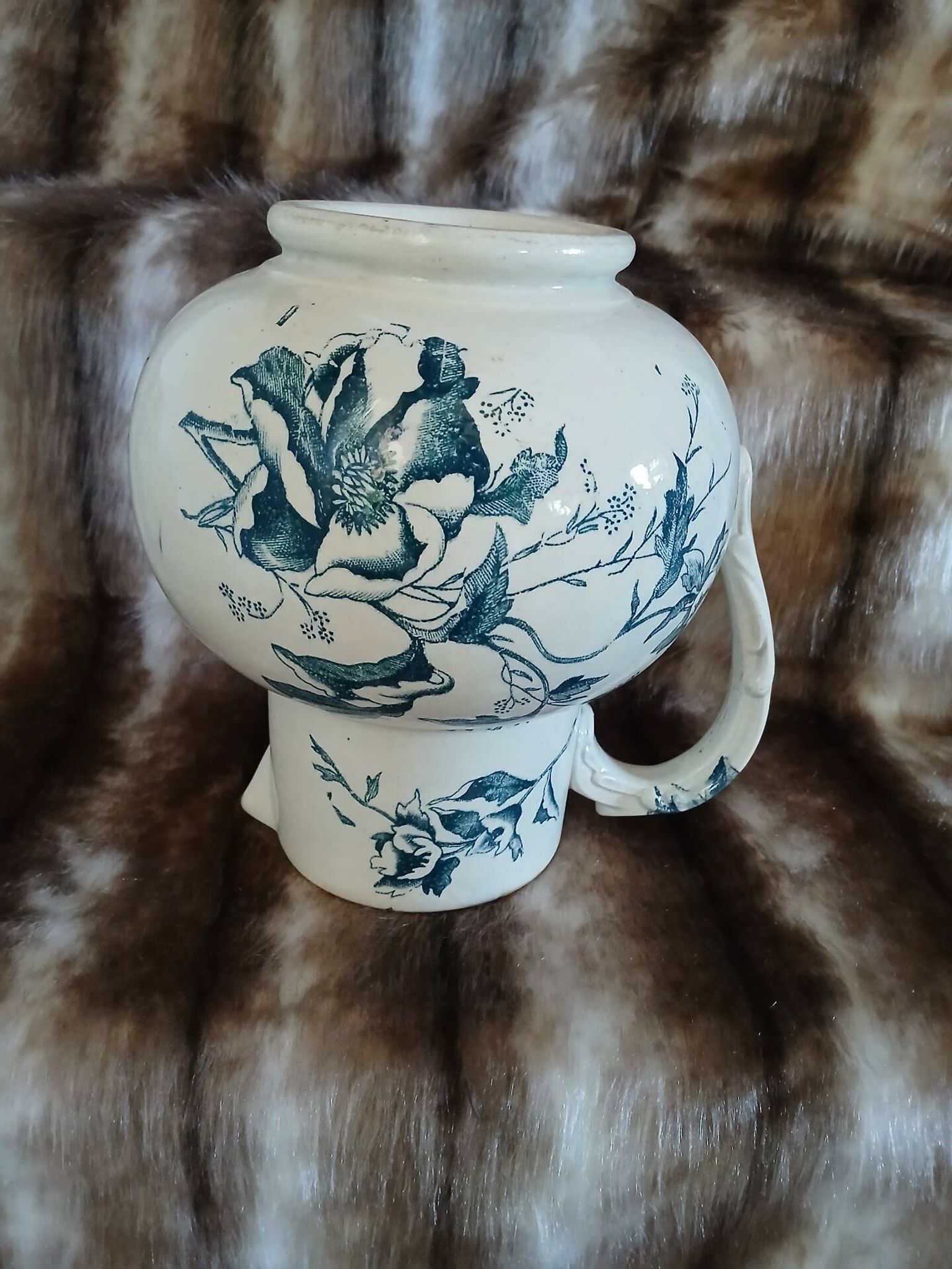 Antique pitcher in ironstone