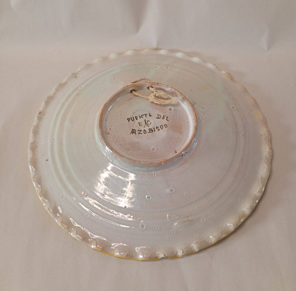 Handmade Spanish Ceramic Plate