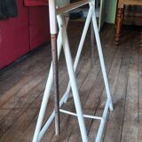 Industrial trestle drawing table
