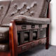 Rosewood and calf leather canapé from the 1960s, Rodeio by Jean Gillon, 1968.
