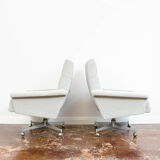 Paire de fauteuils pivotants de Up Zavody, Tchécoslovaquie, années 1970