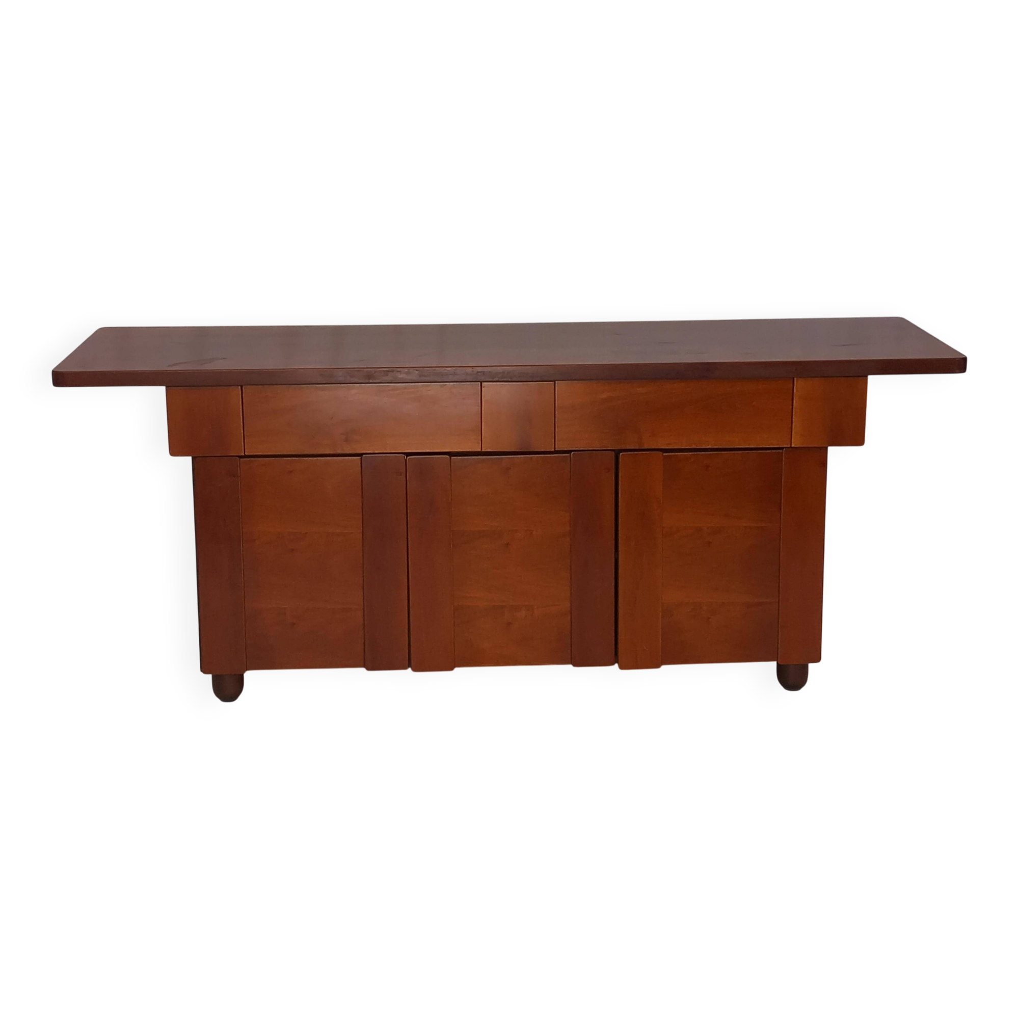 Italian Mid-Century Walnut Sideboard, 1970s