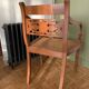Fauteuil bois et cannage