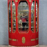 Importante Bibliothèque époque Art Déco en bois laqué et bronze doré