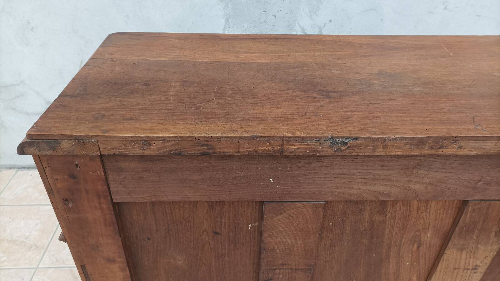 Louis Philippe walnut chest of drawers