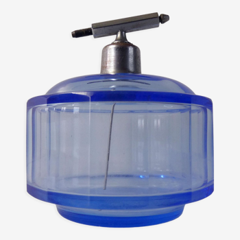 Old blue glass siphon