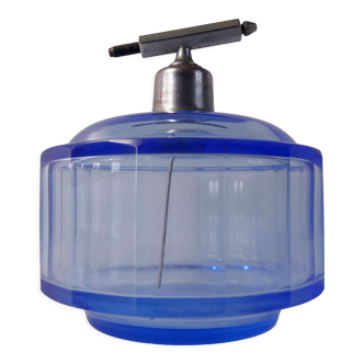 Old blue glass siphon