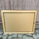 Miroir vintage biseauté doré Mid-Century 80x60cm