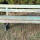 Antique garden bench