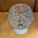 Vintage corodex ceiling light moulded glass + white bakelite support