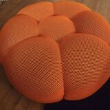 Bubble 3D orange pouf by Roche Bobois
