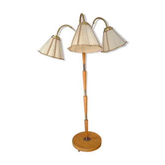 Vintage 3-armed floorlamp, 1940's
