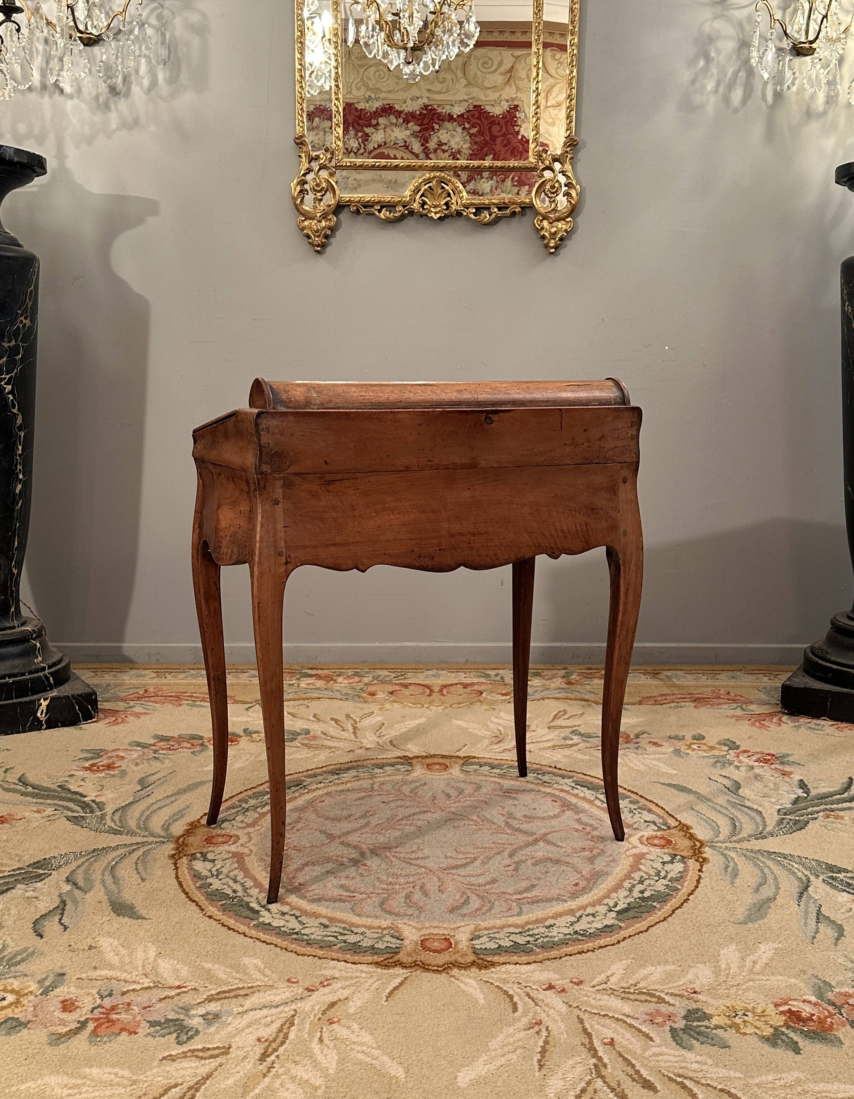 Small louis xv xviiith period walnut system desk