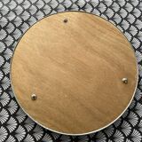 Art Deco round mirror tray diam 34cm