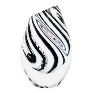 Vase Murano Sommerso blanc